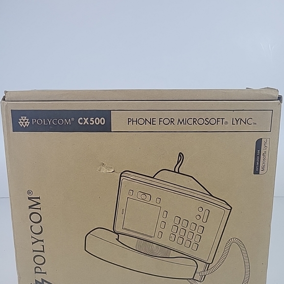Polycom CX500 Standalone IP phone PoE 2200-44300-025 *New in Open Box* - Picture 6 of 6